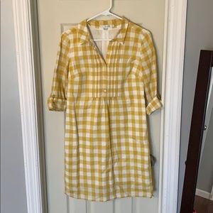 Boden gingham shirt dress